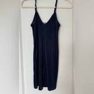 ASOS blue slip mini dress US 0